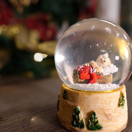 Sleeping Mouse Snow Globe