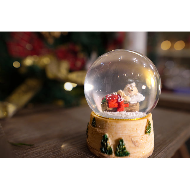Sleeping Mouse Snow Globe