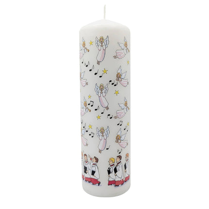 Angels & Choir Christmas Advent Large Pillar Candle