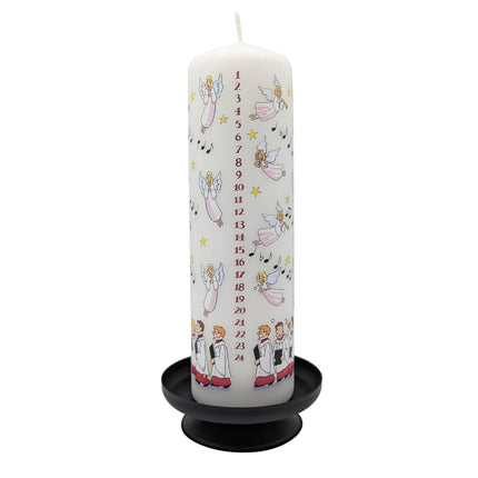 Angels & Choir Christmas Advent Large Pillar Candle