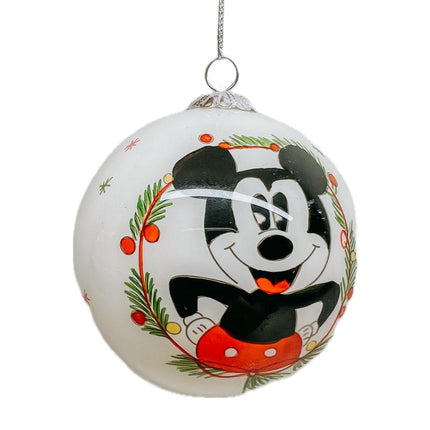 Hand Painted Glass Bauble - Mickey Mouse Garland image 0