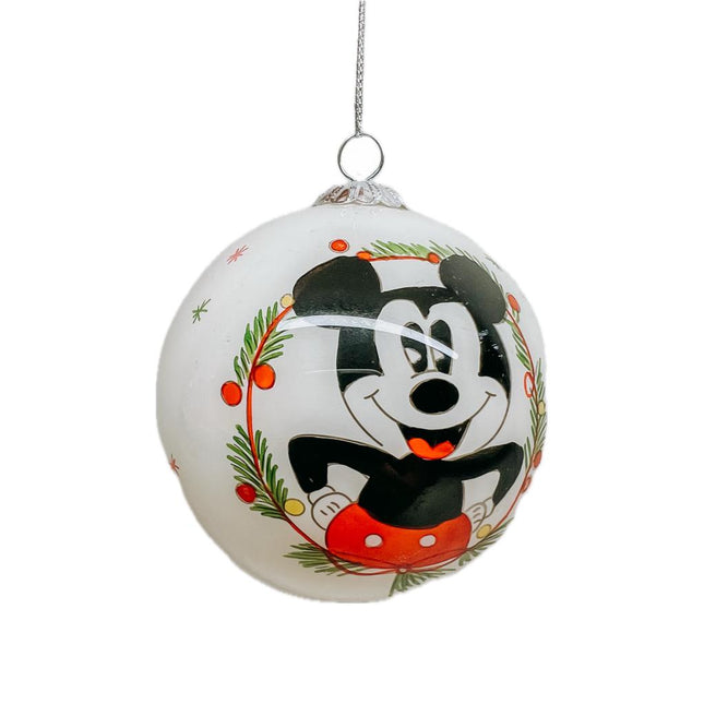 Hand Painted Glass Bauble - Mickey Mouse Garland image 0