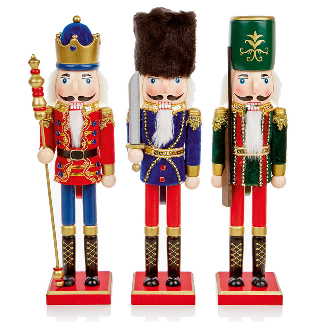 Wooden Nutcracker (Assorted Designs) 38cm image 0