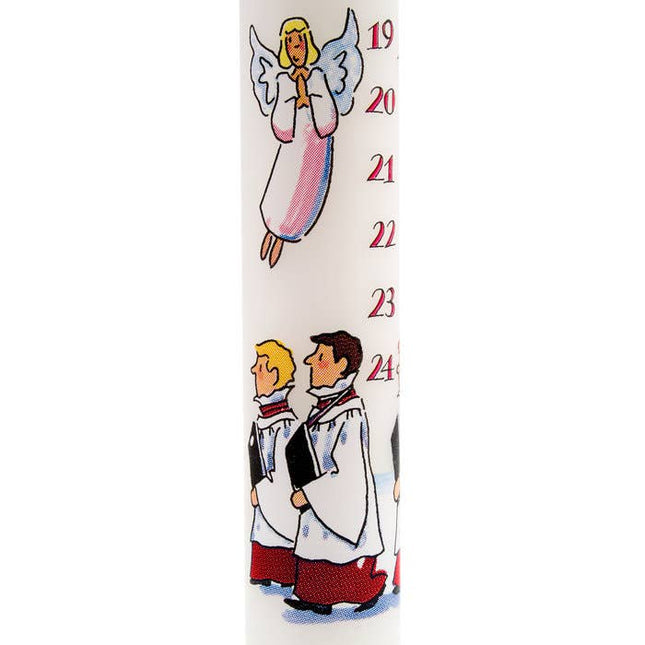 Choir Boys Advent Candle by Alison Gardiner, Dinner Candle