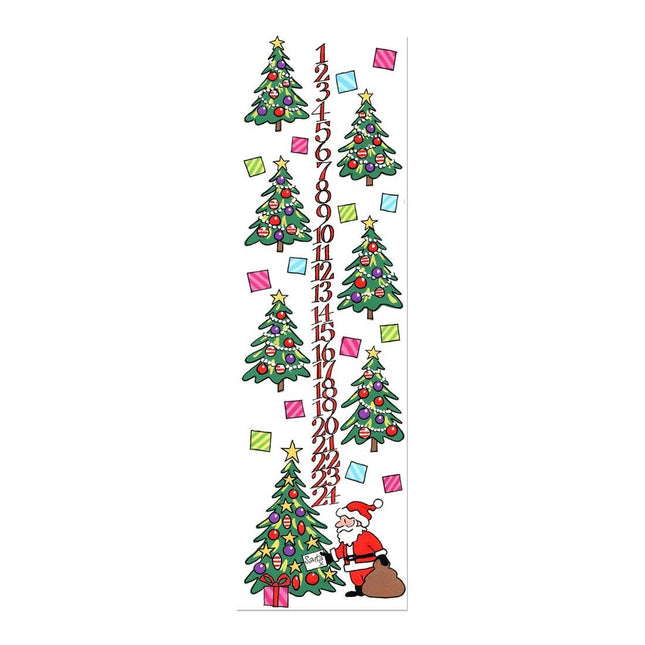 Christmas Trees Advent Candle by Alison Gardiner, Dinner Candle