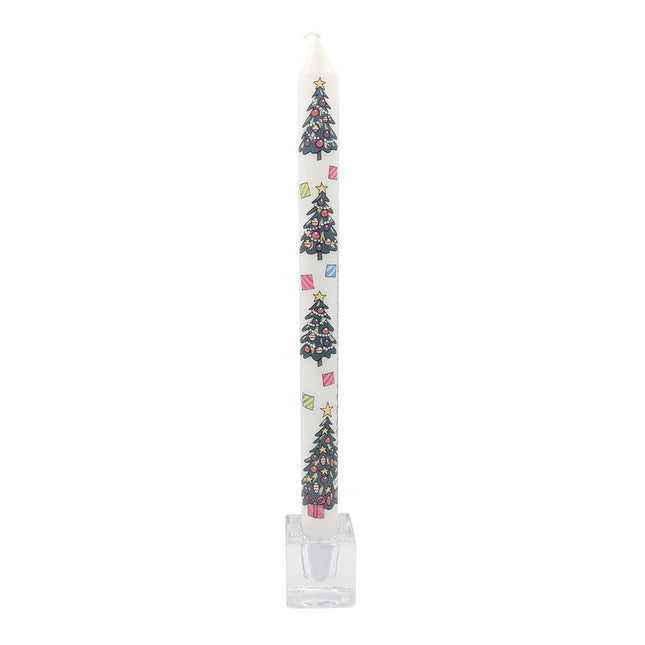Christmas Trees Advent Candle by Alison Gardiner, Dinner Candle