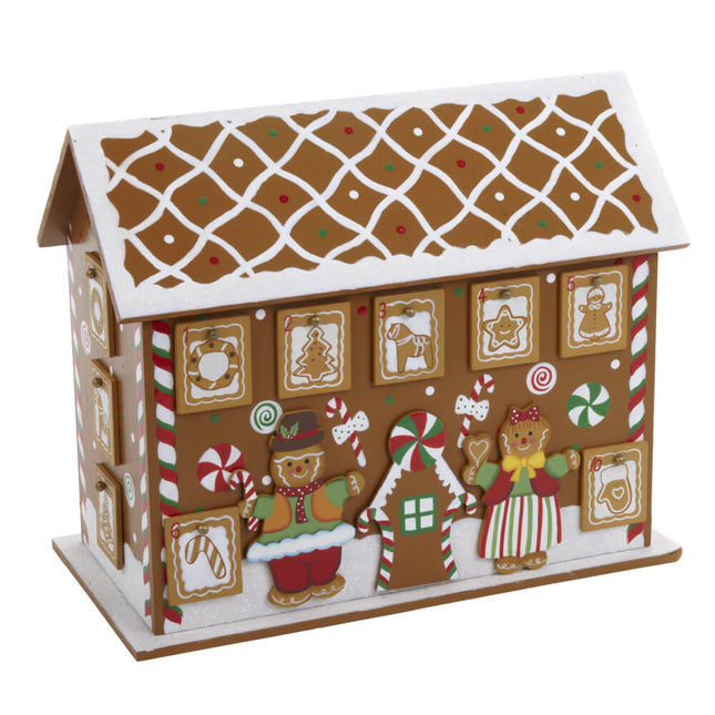 GINGERBREAD ADVENT HOUSE image 0
