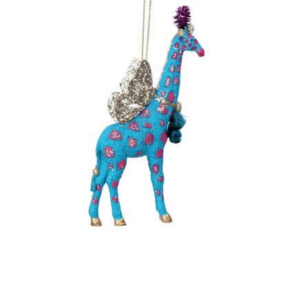 Fantasy Giraffe Decoration - Blue image