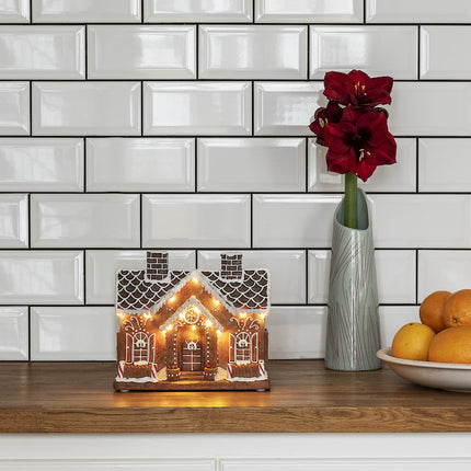 Fiber Optic Gingerbread House image 2