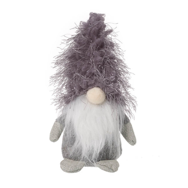 GREY STANDING GONK IN FLUFFY GREY HAT image 0