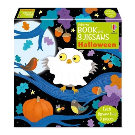 Book And 3 Jigsaws: Halloween