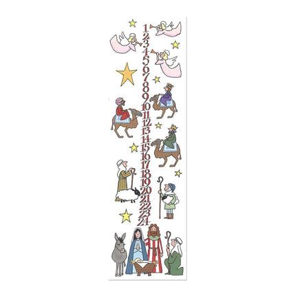 Nativity Advent Candle by Alison Gardiner, Small