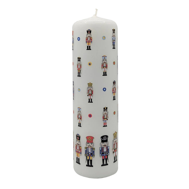 Large Nutcracker Advent Candle by Alison Gardiner, Pillar