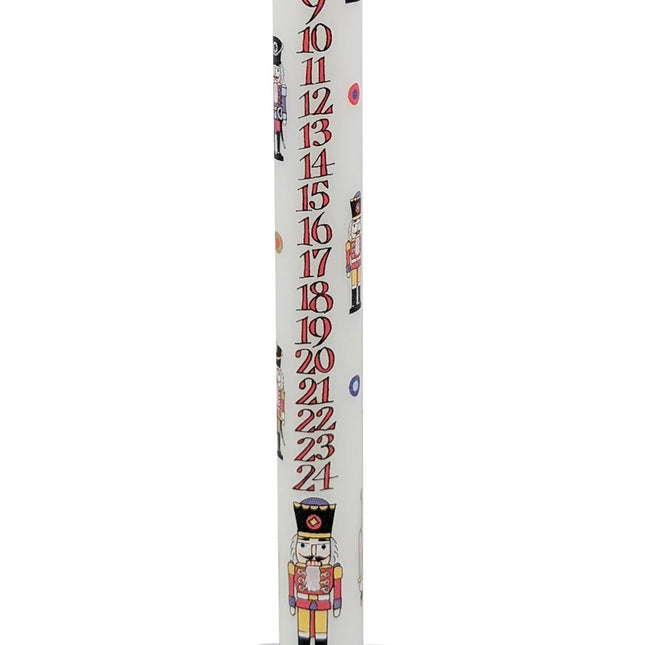 Nutcracker Advent Candle by Alison Gardiner, Dinner Candle