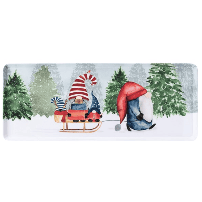 Christmas Gonk Rectangular Tray