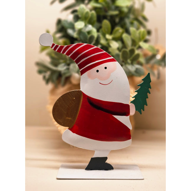 Metal Santa Figure