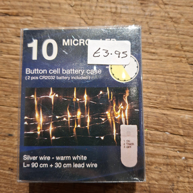 Heaven Sends Micro LED Battery Lights, 10 LEDs