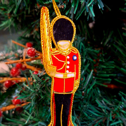 Velvet Royal Soldier Hanging Decoration