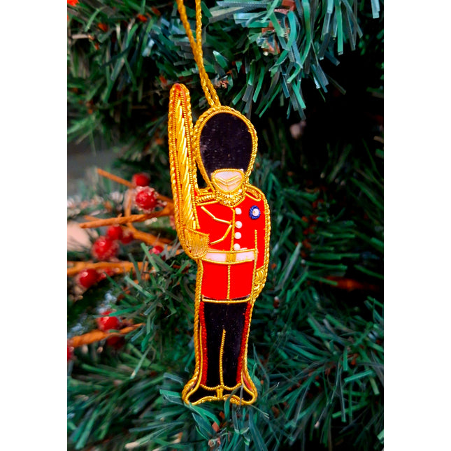 Velvet Royal Soldier Hanging Decoration