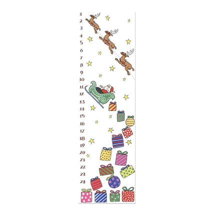 Santa's Sleigh Christmas Dinner Advent Candle