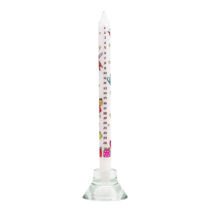 Santa's Sleigh Christmas Dinner Advent Candle