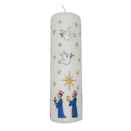 Wise Men Christmas Large Pillar Advent Candle