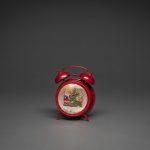 Water Lantern Alarm Clock with Santa (Red) - Image 2