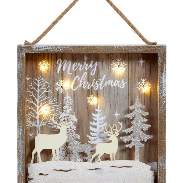 reindeer forest scene